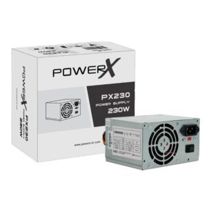 Fonte ATX 230W real 24P/2Sata Bivolt com Chave Seletora - PowerX