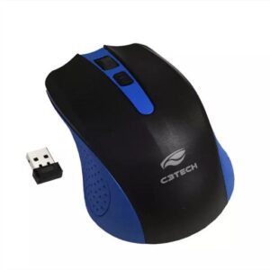 Mouse USB Wireless 1000dpi M-W20BL Azul - C3Tech