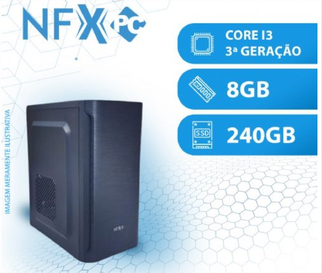 PDV-FRENTE DE CAIXA ( INTEL CORE I3 3ª GERAÇÃO / 8GB / SSD 240GB )