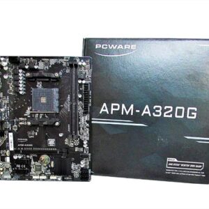 Placa Mãe PCWARE AMD RYZEN APM-A320G Raid M-ATX AM4