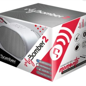 Caixa de Som Bluetooth Portátil Mybomber 2 Prata - Bomber