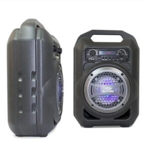 Caixa de Som Portátil 30WRMS Bluetooth Gallon Music Cinza SUMAY - SM-CSP1302