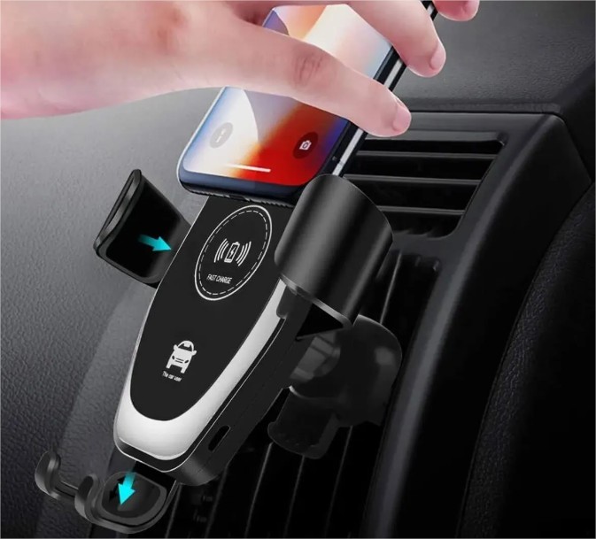 Suporte De Celular Carregador Wireless Indução 12v H-Tech HT-SC001 - Imagem 6