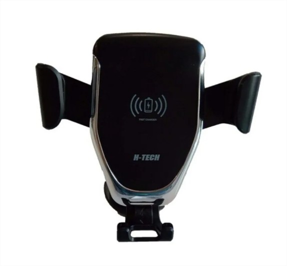 Suporte De Celular Carregador Wireless Indução 12v H-Tech HT-SC001