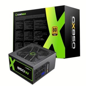 Fonte ATX 850W Gamer Full Modular GX850 Real 80 Plus Gold PFC Ativo Preta Gamemax