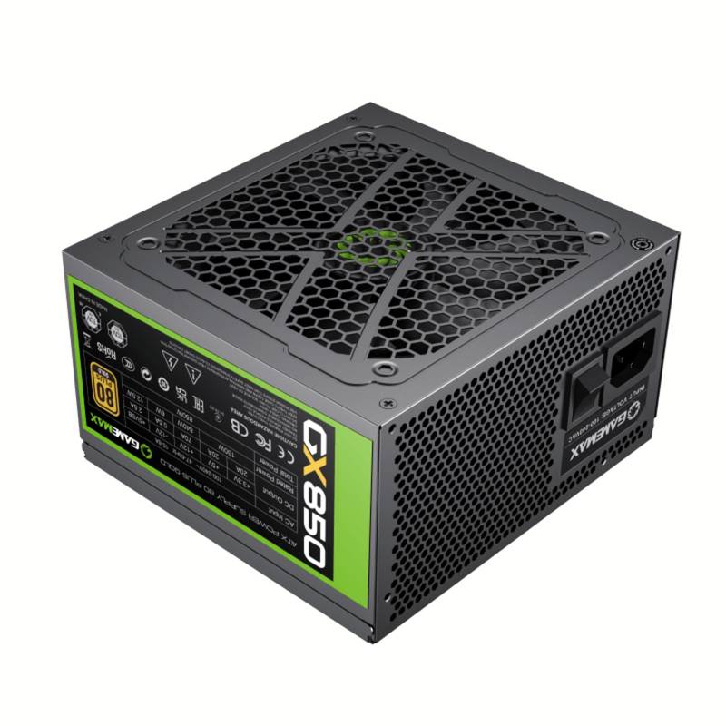 Fonte ATX 850W Gamer Full Modular GX850 Real 80 Plus Gold PFC Ativo Preta Gamemax - Imagem 7
