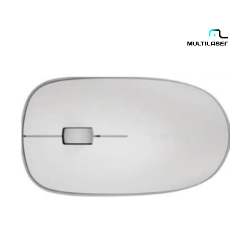 Mouse sem Fio M200 Rapoo 1300 DPI Bluetooth + 2.4Ghz White Multilaser - RA012 - Imagem 4