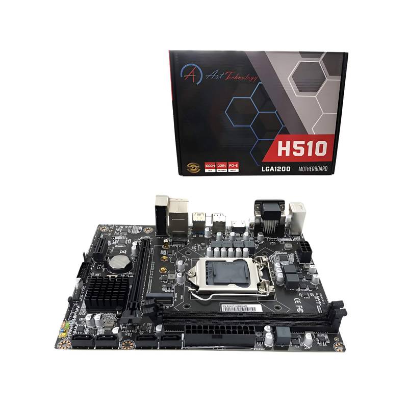 Placa Mãe Intel H510 DDR4 100/1000 Compatível i3/i5/i7/i9 Art Technology - 246
