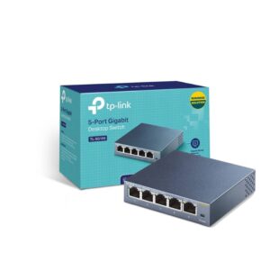 Switch 05 Portas de 10/100/1000Mbps Economiza 84% de Energia TL-SG105 - TP-Link
