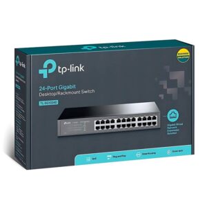 Switch Gigabit de Mesa ou Rack de 24 Portas TL-SG1024D(BR) Tp-Link - MTP0022