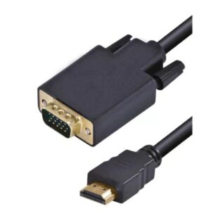 Cabo adaptador usado somente com um conversor inbutido no pc ou externo Hdmi Macho Para Vga Macho 1,50 Metros